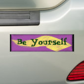 Wees jezelf hoffer. bumpersticker (Op auto)