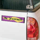 Wees jezelf hoffer. bumpersticker (Op Truck)