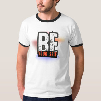 WEES JEZELF – Krachtig Motiverende Typografie Ontw T-shirt