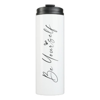 Wees jezelf op maat gepersonaliseerde Tumbler Mokk Thermosbeker
