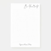 Wees jezelf Personaliseer notities Post-it® Notes (Voorkant)