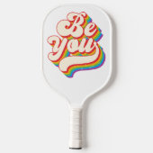Wees jezelf! pickleball racket (Achterkant)