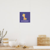 Wees jezelf Poster (Keuken)