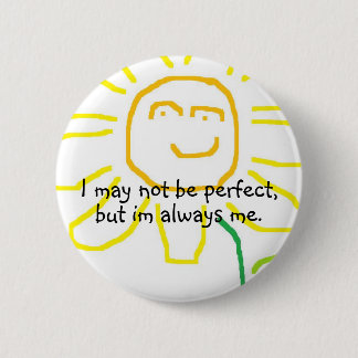 Wees jezelf:) ronde button 5,7 cm