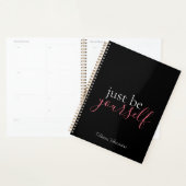 Wees jezelf Roze Modern Minimalist Planner (Display)