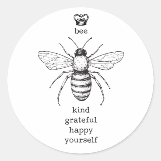 Wees jezelf Sticker (Voorkant)