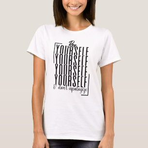 Wees jezelf t-shirt