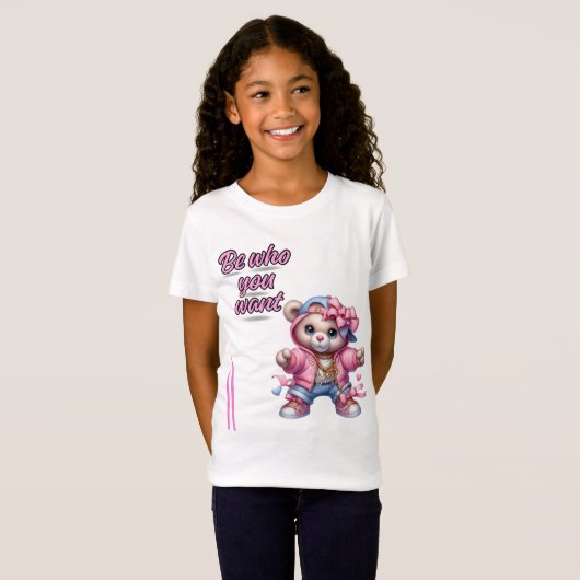 wees jezelf t-shirt (Voorkant volledig)