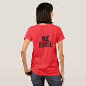 Wees jezelf t-shirt (Achterkant volledig)