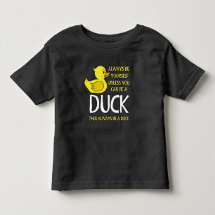 Wees jezelf tenzij je een sukkel kunt zijn kinder shirts