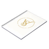 Wees Jezelf VS Monogram Logo Notitieboek (Linkerzijde)