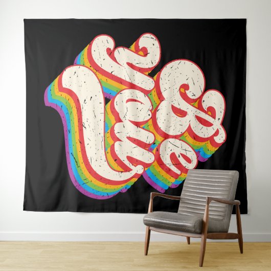 Wees jezelf! Wandkleed (In Situ (horizontaal))