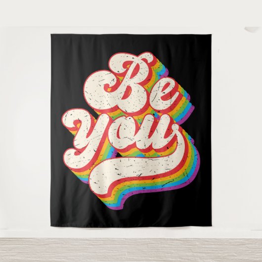 Wees jezelf! Wandkleed (Voorkant)