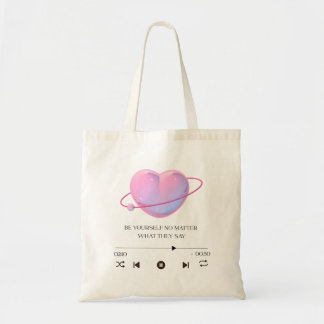 Wees jezelf, wat ze ook zeggen - Motiverend Tote Bag
