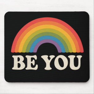 Wees jijzelf Homobeweging Pride LGBTQ Bondgenoot R Muismat