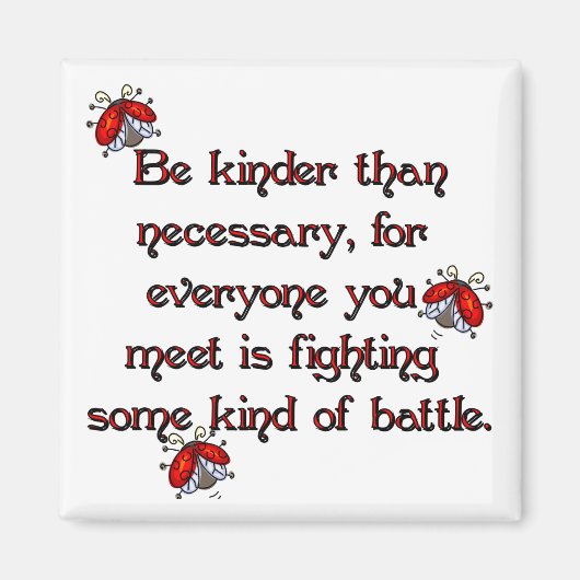 Wees kinder magneet (Voorkant)