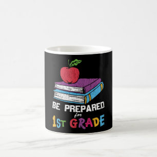 Wees klaar voor cadeau voor kinderen naar de 1e kl koffiemok