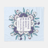 Wees krachtig Brave Fearless - Bijbel Verse Fleece (Voorkant (Horizontaal))