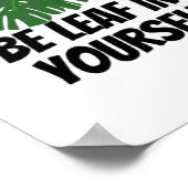 Wees lef in jezelf poster (Hoek)