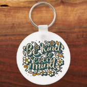 Wees lief voor elke geest Neurodiversity Awareness Sleutelhanger (Achterkant)