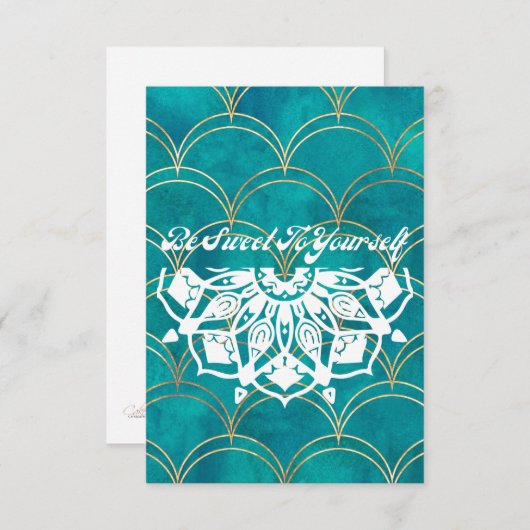 Wees lief voor jezelf bedankkaart (Voorkant / Achterkant)