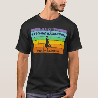 Wees liever Basketball met Grandson  Basketb T-shirt