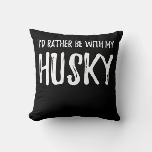 Wees liever bij mijn man Funny Dog Gift Kussen
