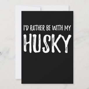 Wees liever bij mijn man Funny Dog Gift Save The Date