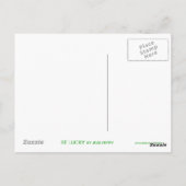 'Wees Lucky en Hooley on'-briefkaart Briefkaart (Achterkant)