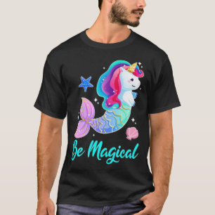 Wees Magical Mermaid Unicorn Squad Mermicorn bff c T-shirt