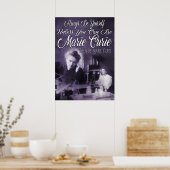 Wees Marie Curie Poster (Keuken)