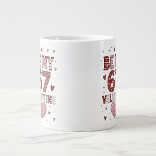 Wees mijn 67 Valentijnsdag - Liefdesviering Design Extra Grote Beker