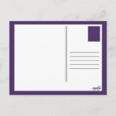 wees mijn bloemenmeisje houten pad uitnodiging briefkaart (Achterkant)