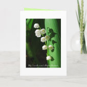 Wees mijn Bloemenmeisje Lily van de Valley (Achterkant)