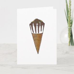Wees mijn boeddy Ice Cream Cone Valentijnsdag Feestdagen Kaart