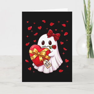 Wees Mijn Boo Lieve Geest Valentijnshart Doos Roos Kaart