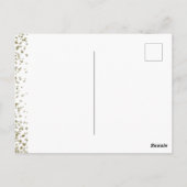 Wees mijn Bridesmaid | GoudConfetti Briefkaart (Achterkant)