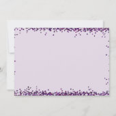 Wees mijn Bridesmaid | Lavender Confetti Kaart (Achterkant)