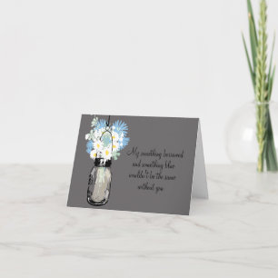 Wees mijn Bridesmaid - Mason Jar en Wildbloemen