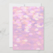 Wees mijn Bridesmaid | Soft Pink Bokeh Kaart (Achterkant)