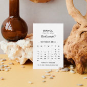 Wees mijn bruidsmeisje kalender voorstel + Info ka Kaart