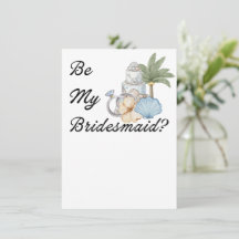 Wees mijn bruidsmeisje? Uitnodiging Voorstel Stran