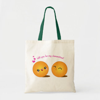 Wees mijn clementine tote bag