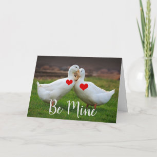 Wees mijn eend Valentijn Kaart