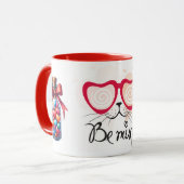 Wees mijn kat mok (Voorkant links)