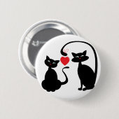 Wees mijn katten ronde button 5,7 cm (Voorkant /achterkant)