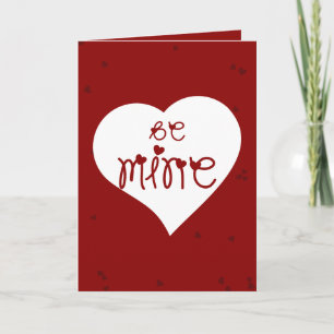 Wees Mijn Liefde Harten Valentijnsdag Vouwkaart Feestdagen Kaart