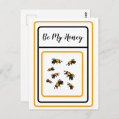 Wees mijn liefje briefkaart (Voorkant / Achterkant)