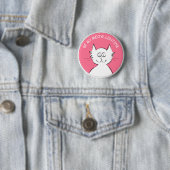 Wees mijn Meow-lentine! Ronde Button 5,7 Cm (In situ)