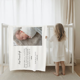 Wees mijn peetmoeder dank u foto fleece deken